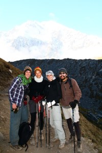 Me with our Canadian friends Nick and Ariel, and our guide Edwin