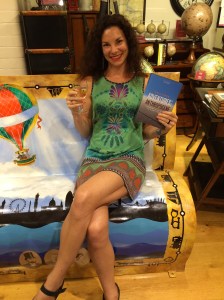 At Stanfords bookshop celebrating my book coming out.